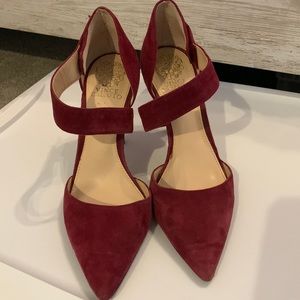 Vince Camuto Burgundy Strap heel